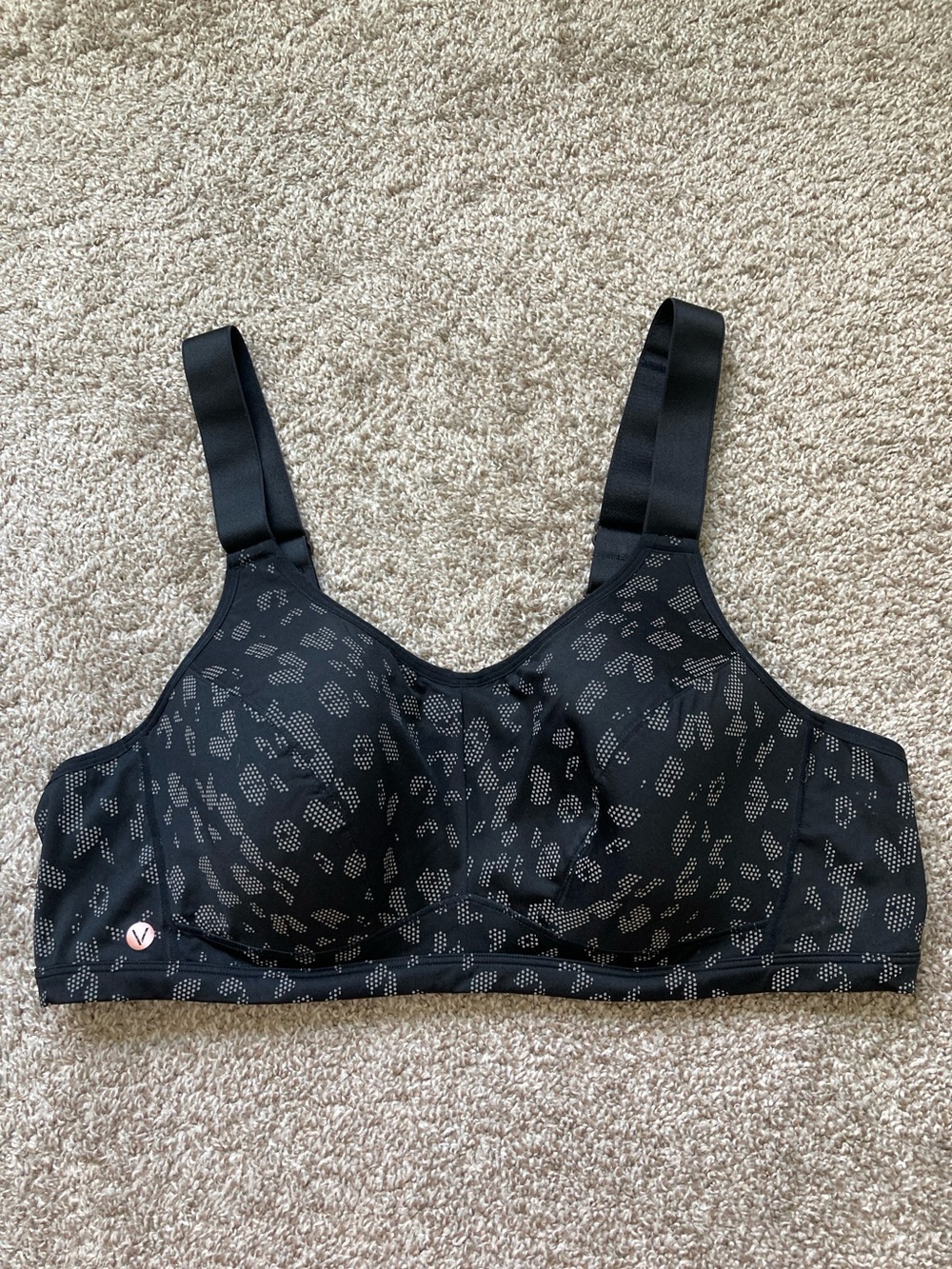 Livi Active Lane Bryant Leopard Sports Bra Underwire sz 48B